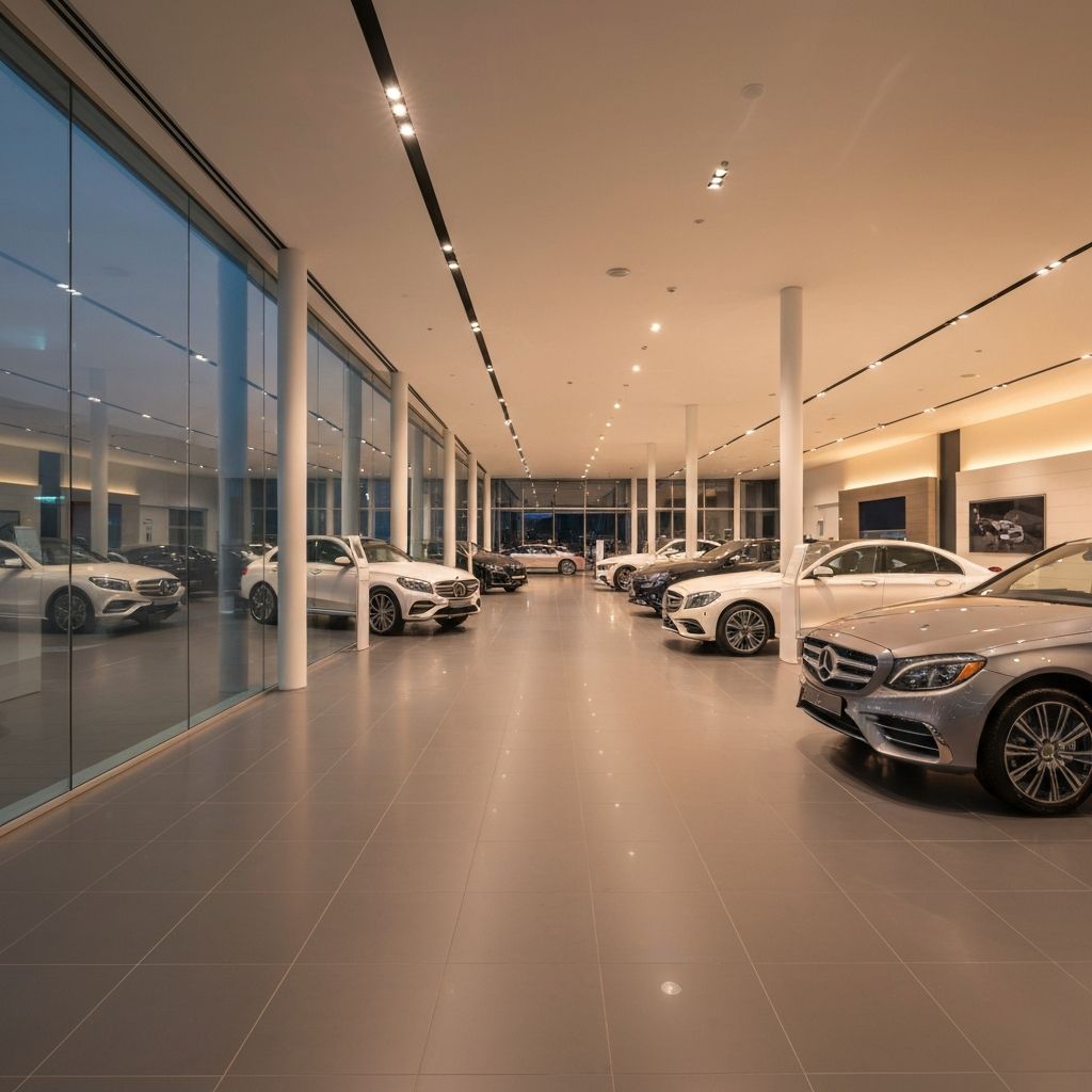 Mercedes-Benz showroom in Dushanbe, Tajikistan